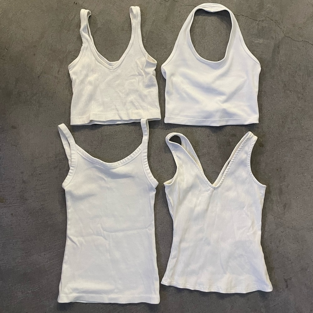 White Tank top bundles